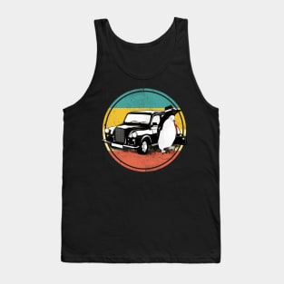 Working Penguin Tank Top